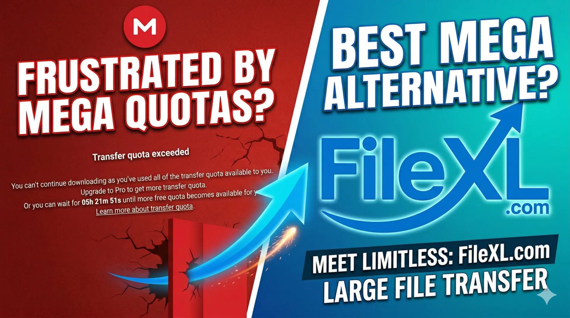Best Mega.nz Alternative: Why FileXL.com is the Limitless Solution
